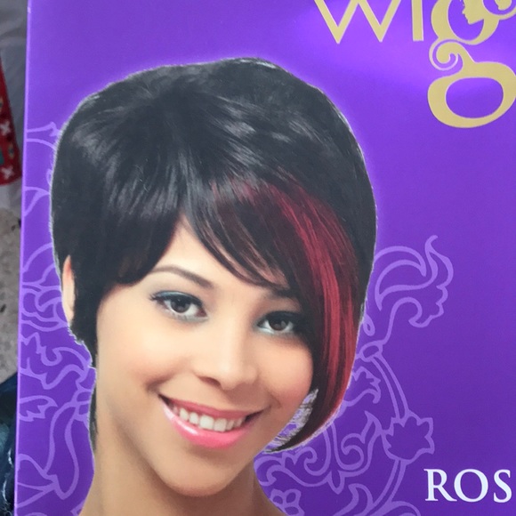 SIS 100% Human Hair stylish black/ brown wig main image 4